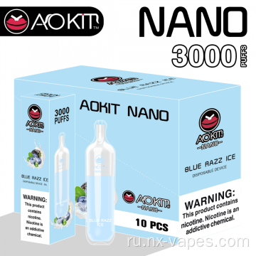 Нано -испаритель aokit nano 3000puffs